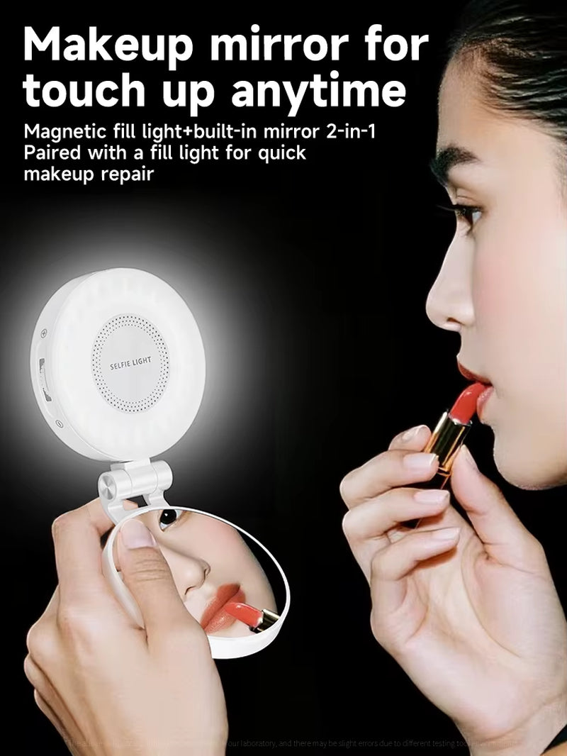 Illuminate Your Selfies: 360° Magnetic LED Phone Light for Stunning Photos