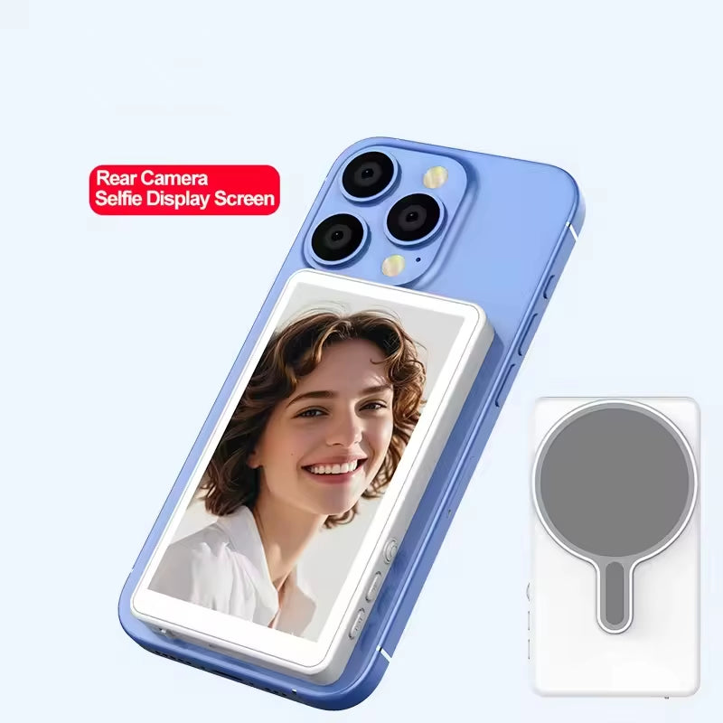Magnetic Screen Vlog Selfie Monitor Smartphone Phone Rear Custom Camera for Selfie Vlog Live Stream for Iphone
